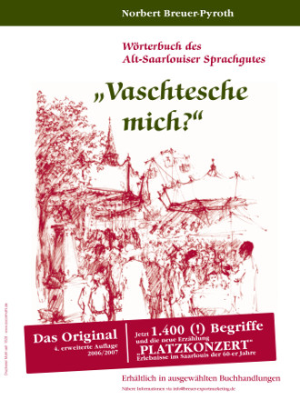 Plakat: Wörterbuch des Alt-Saarlouiser Sprachgutes